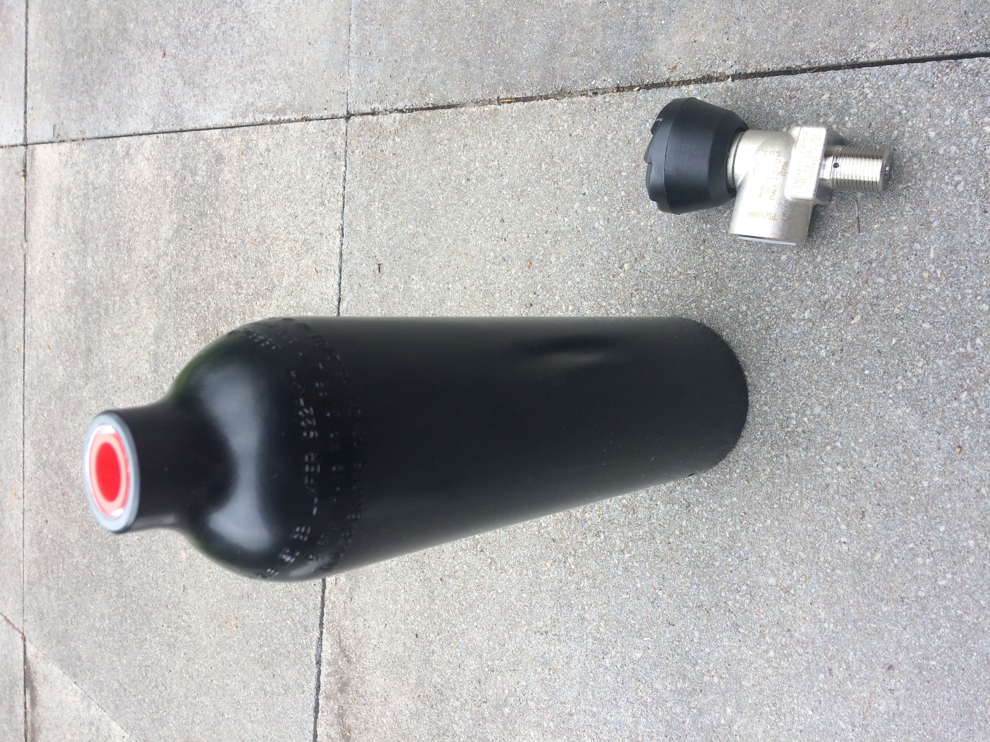 Argon flesje 0,85 liter
