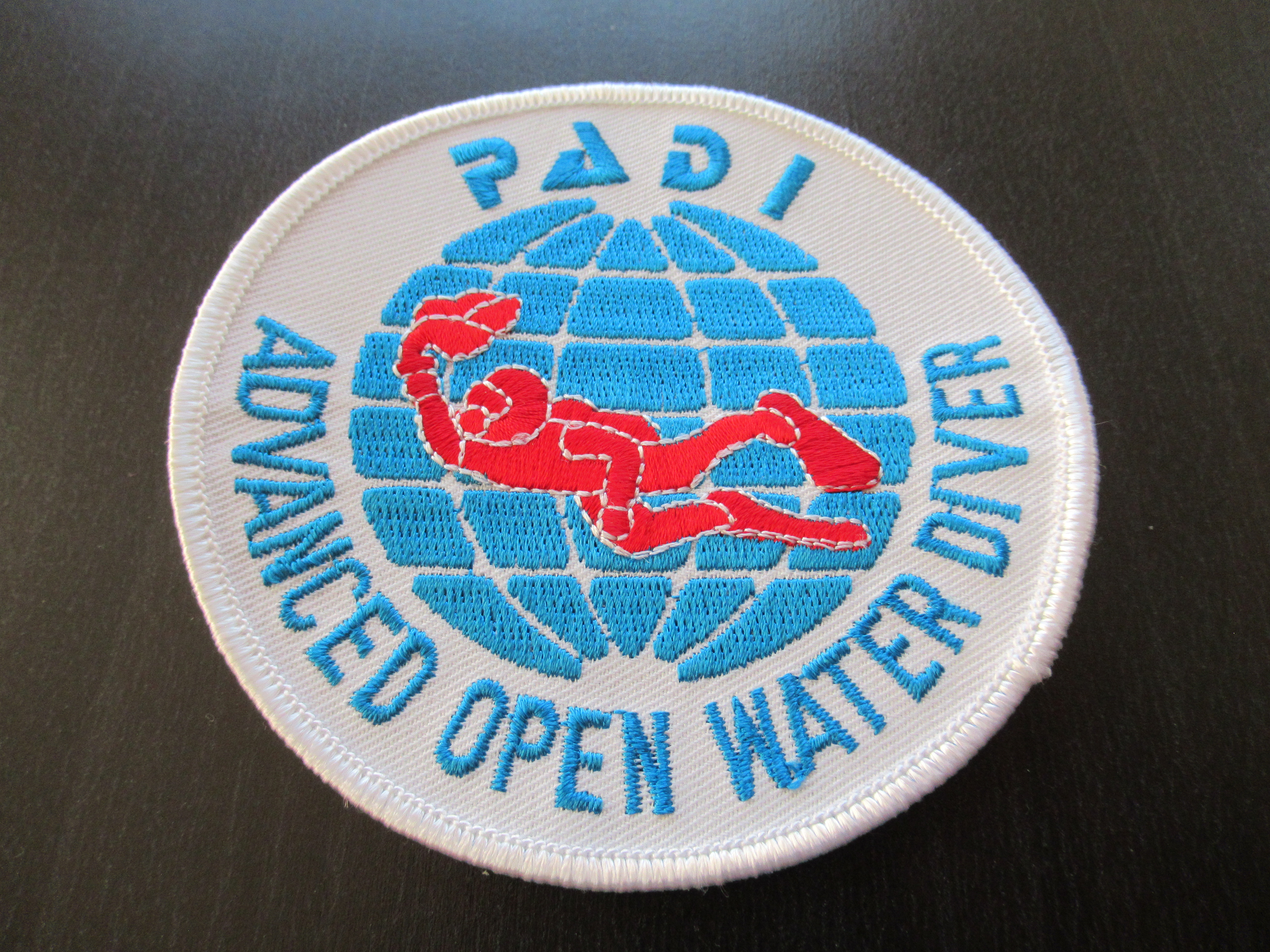 PADI Advanced Open Water Diver Embleem (rond)