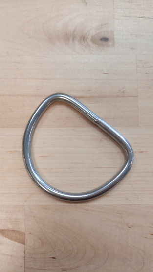 RVS D-ring removable W 60mm x H 50mm