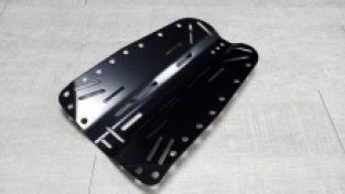 Backplate - RVS zwart